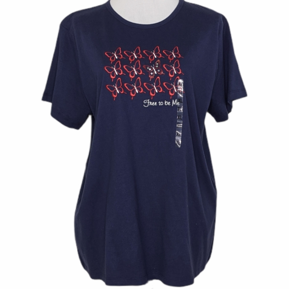 NWT VTG 90's MCCC Star Spangled T- Shirt  Sz XL